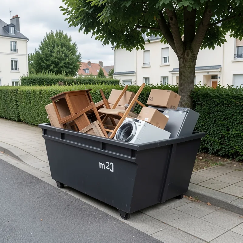 Illustration pour comment demander une benne à la mairie ? étapes, tarifs et solutions 2026