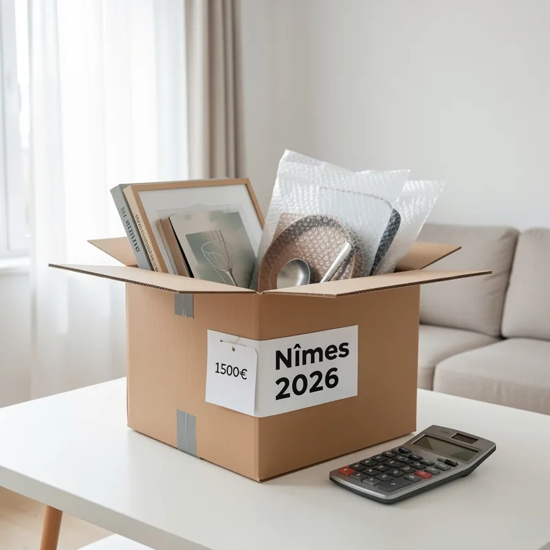 Illustration pour déménagement à nîmes en 2026 : prix, étapes et conseils pratiques