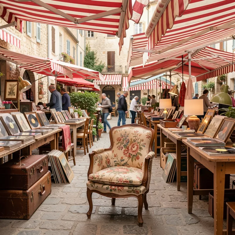 Illustration pour chiner dans le gard : guide complet des brocantes et vide-greniers 2026